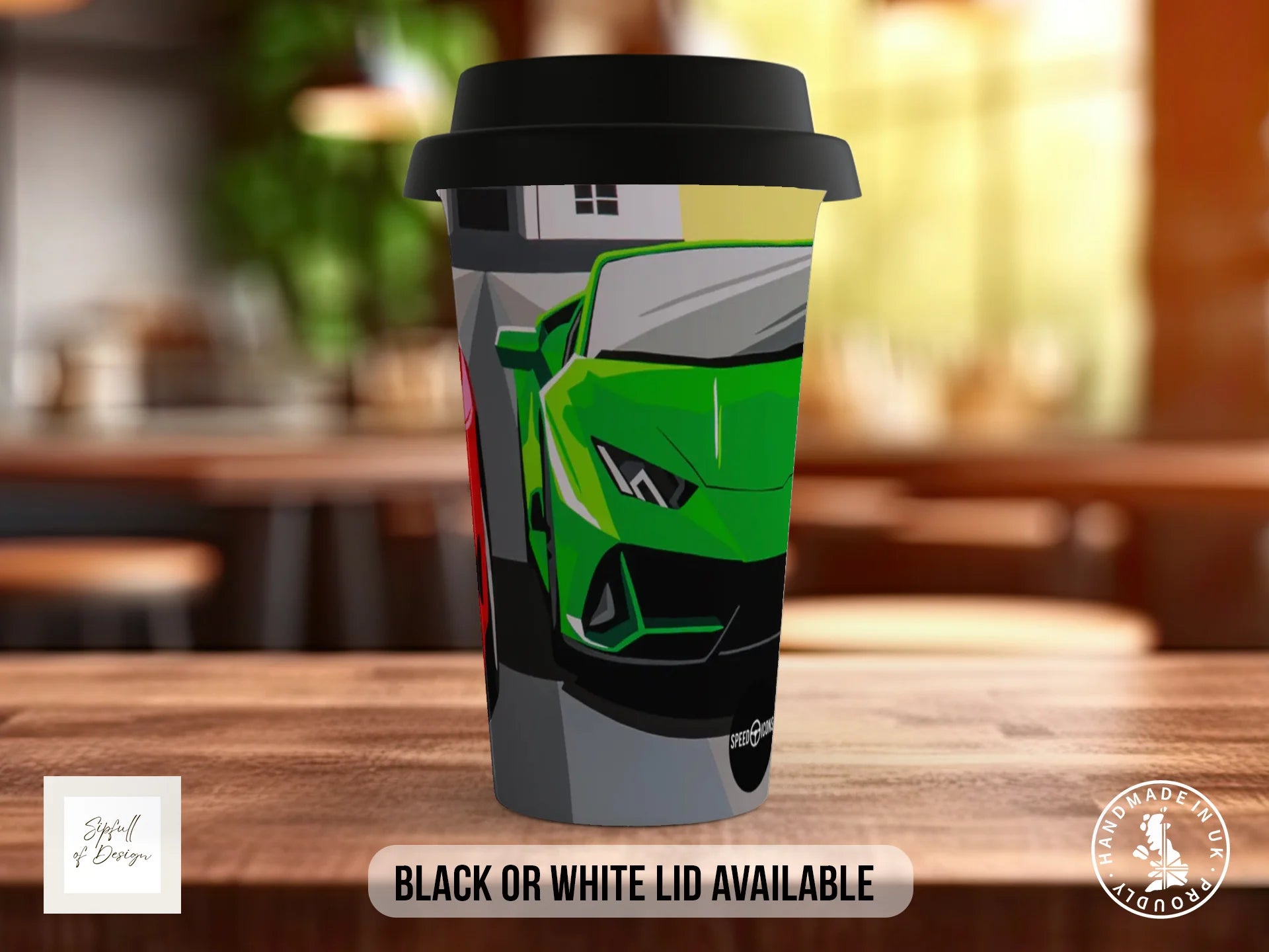 Ferrari F40 & Lamborghini Huracán – Signature Mug Travel Mug