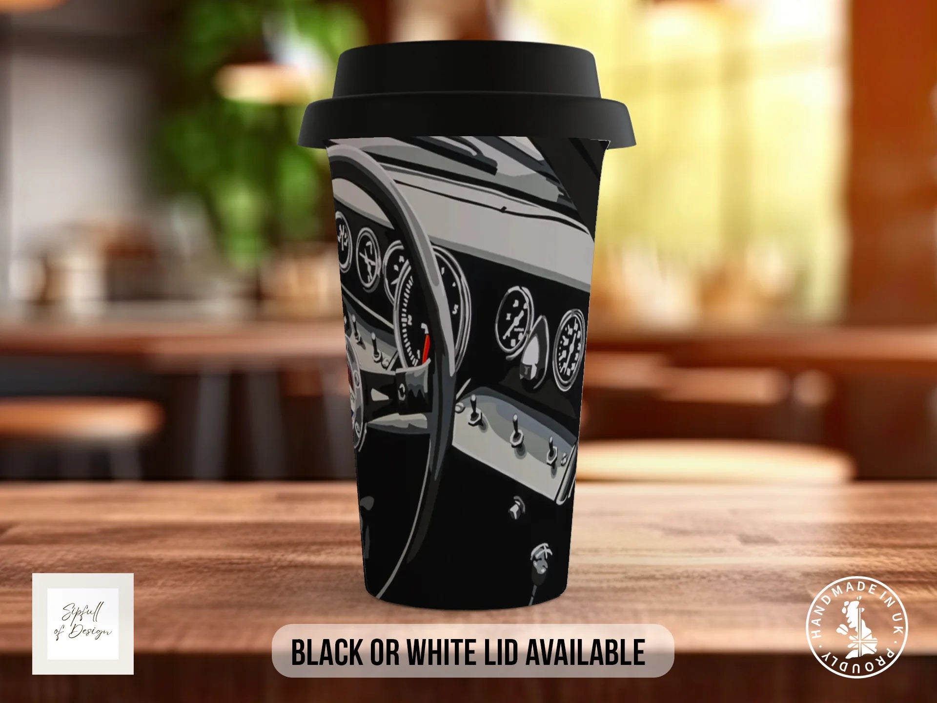 Ford GT40 Interior Mug | Joel Clark Signature Automotive Design Travel Mug