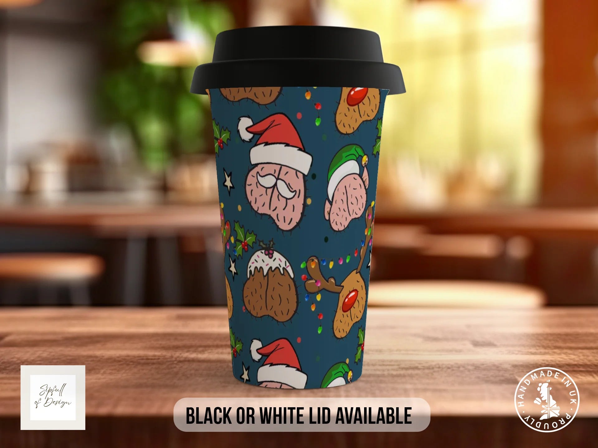 Funny Christmas Balls Mug Travel Mug