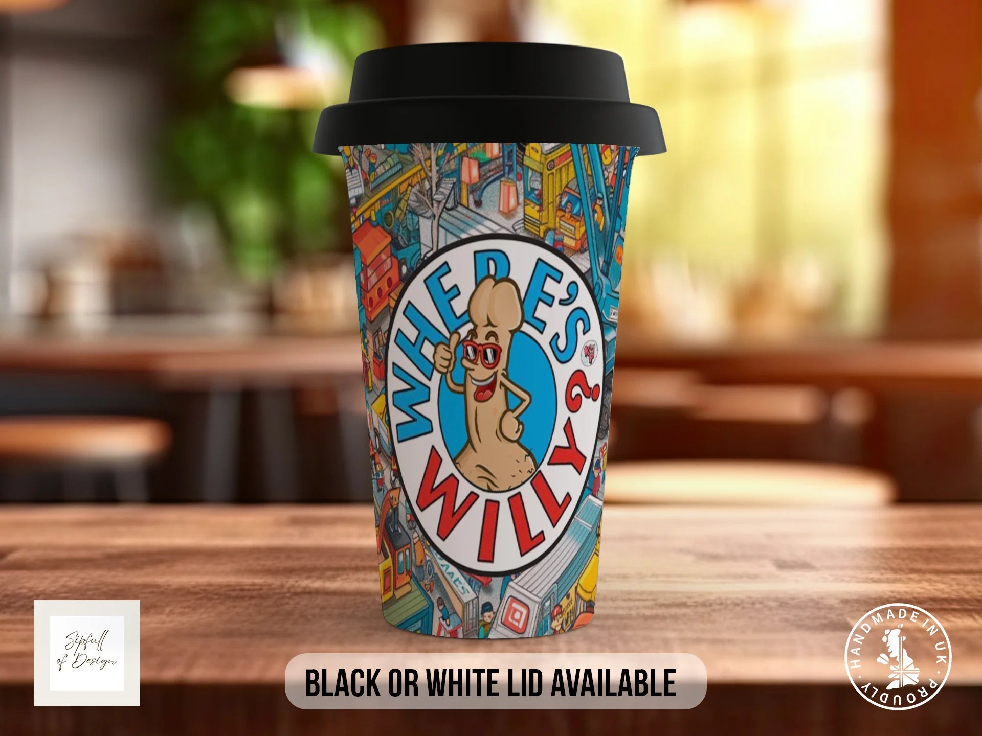 Funny Where’s Willy Mug Travel Mug