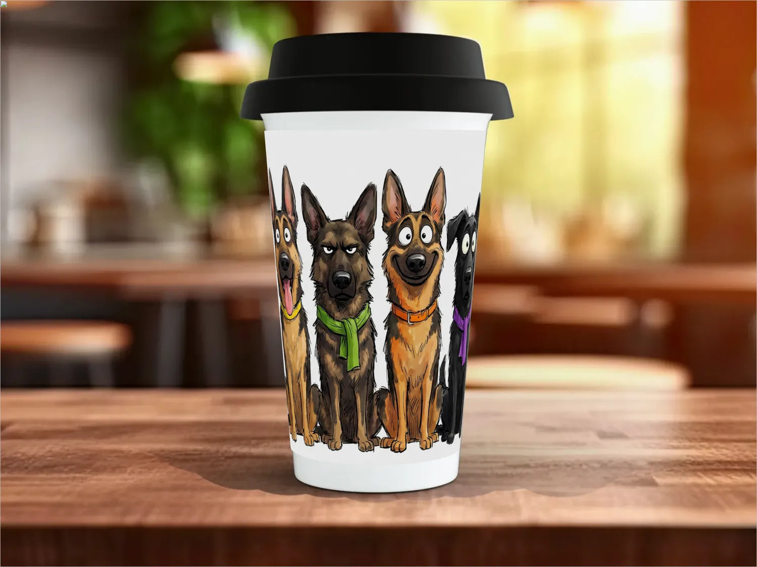 Black / Polymer / Travel Mug