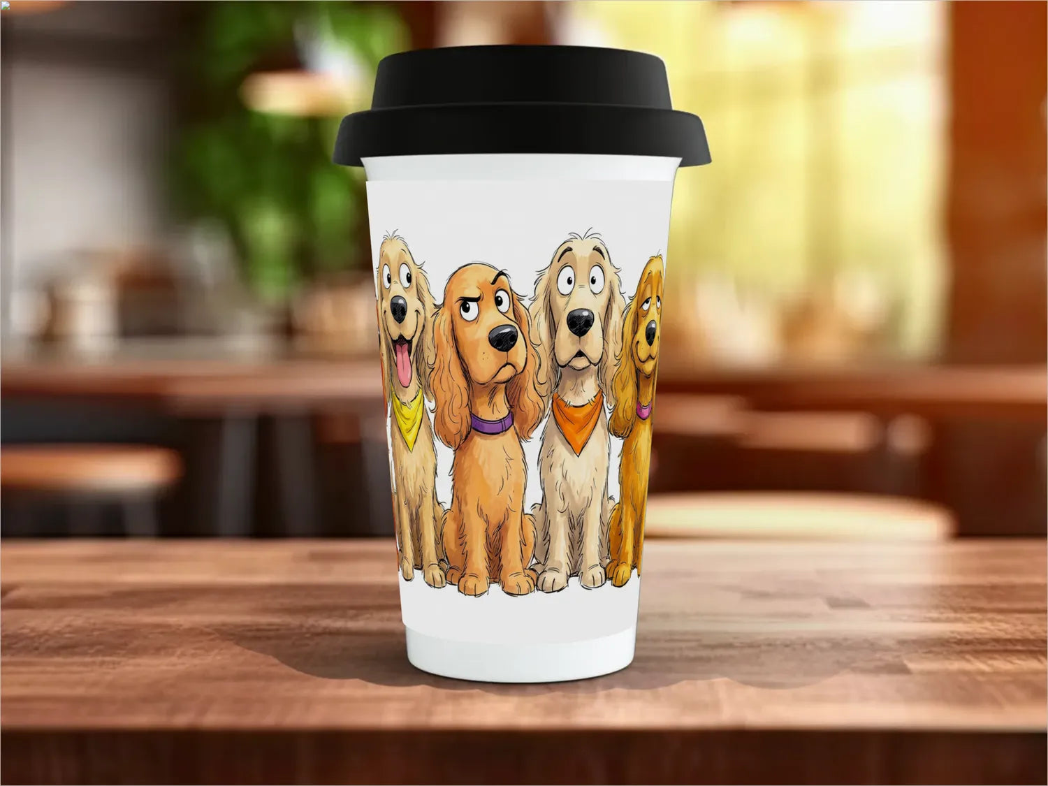 Black / Polymer / Travel Mug