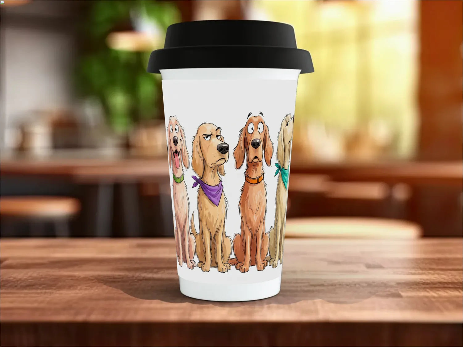 Black / Polymer / Travel Mug