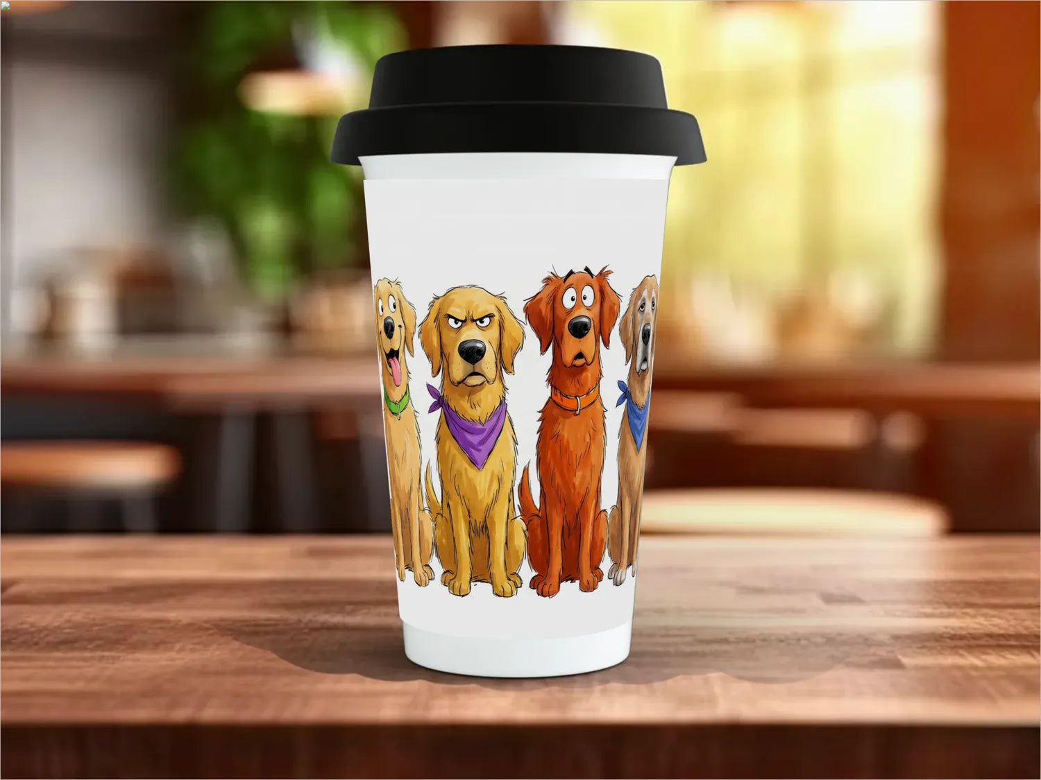 Black / Polymer / Travel Mug