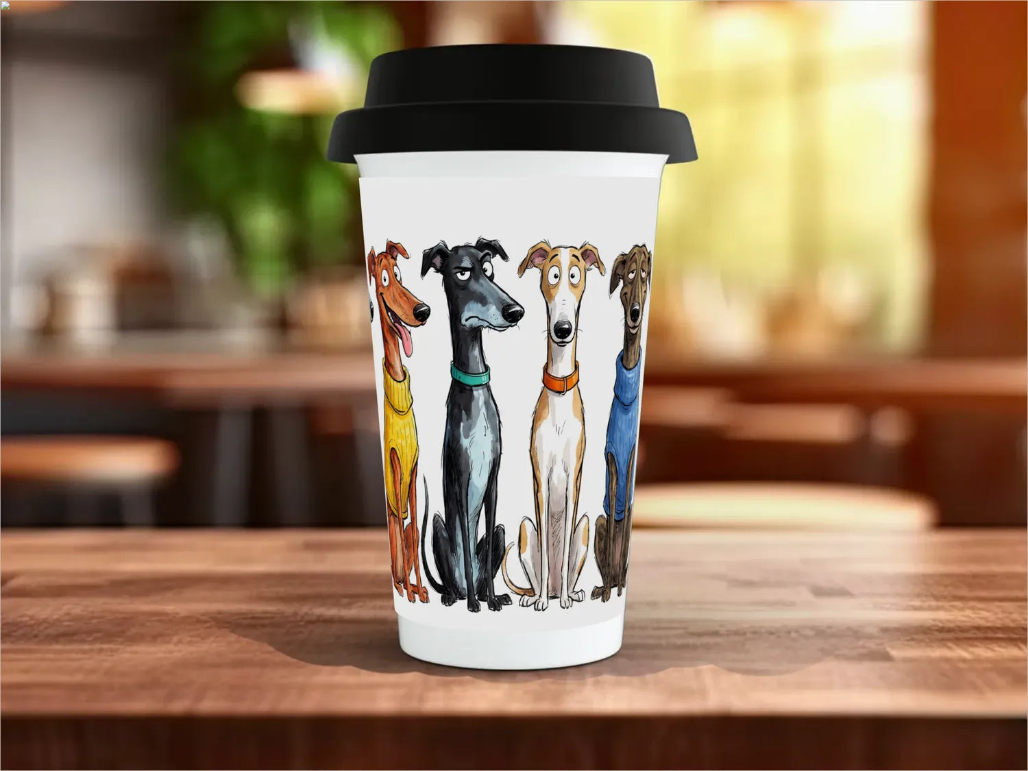 Black / Polymer / Travel Mug