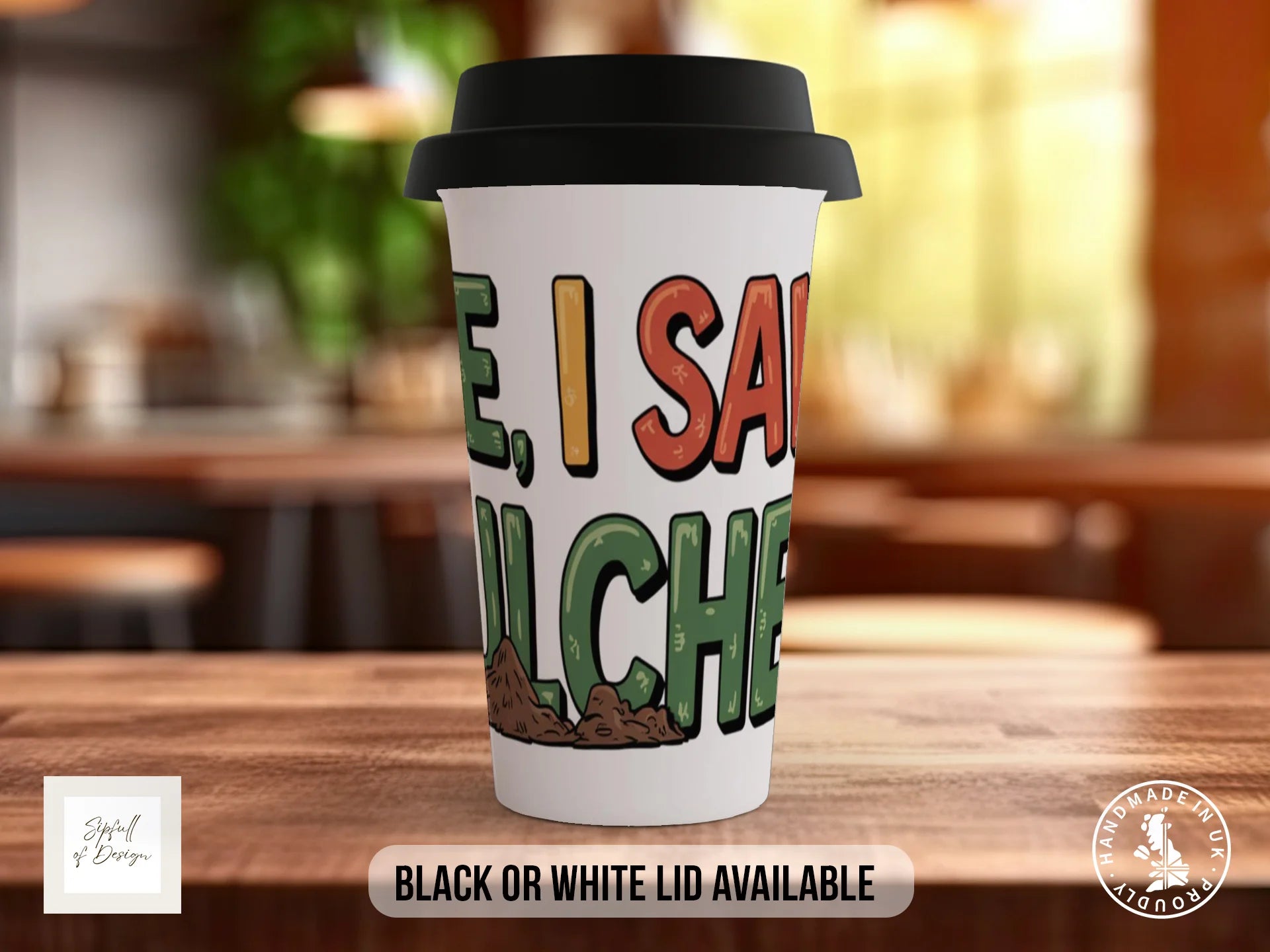 I Came I Saw I Mulched Mug | Funny Gardening Gift Travel Mug