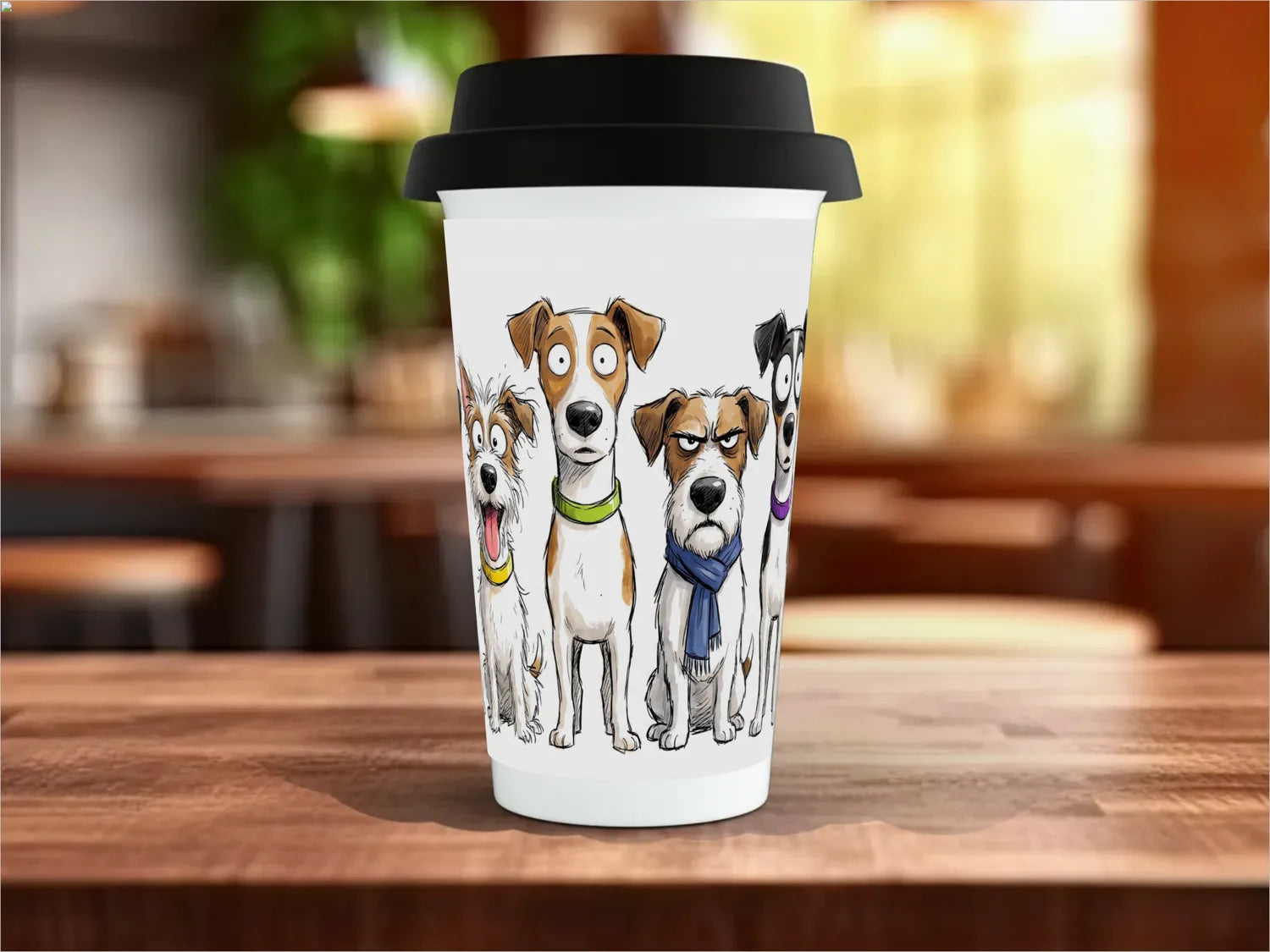 Black / Polymer / Travel Mug