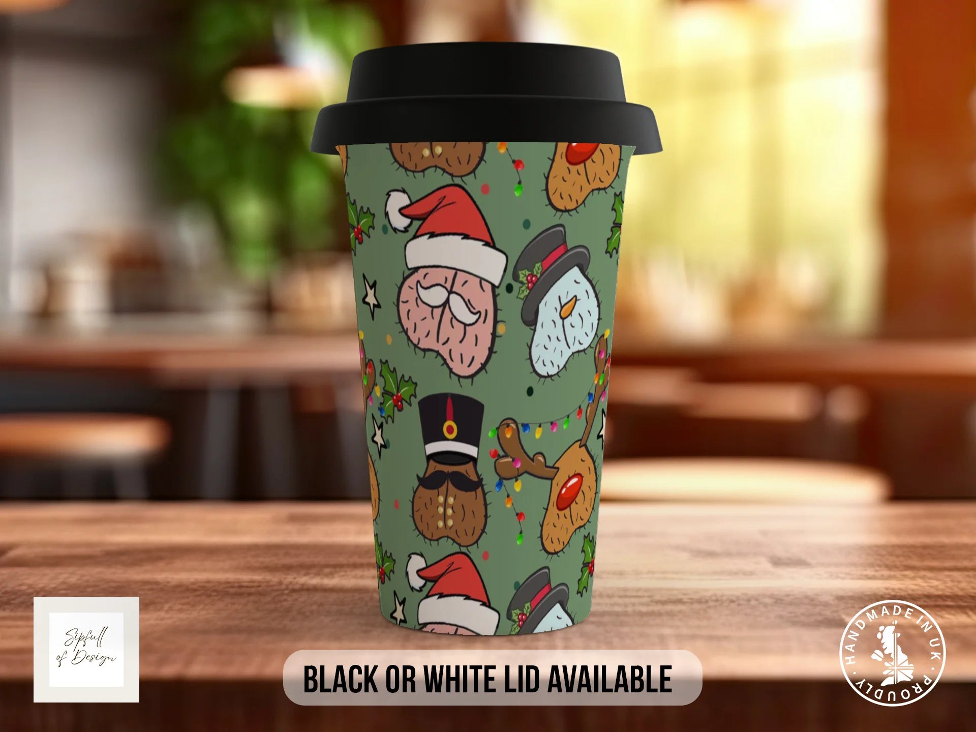 Jingle Lots of Balls Funny Christmas Mug Travel Mug