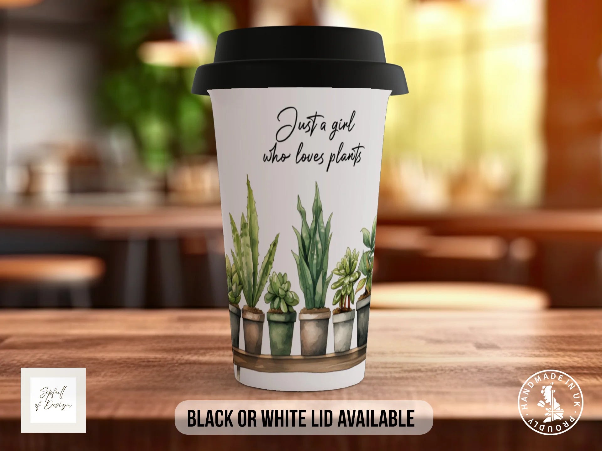 Just a Girl Who Loves Plants Mug | Plant Lover Gift Travel Mug