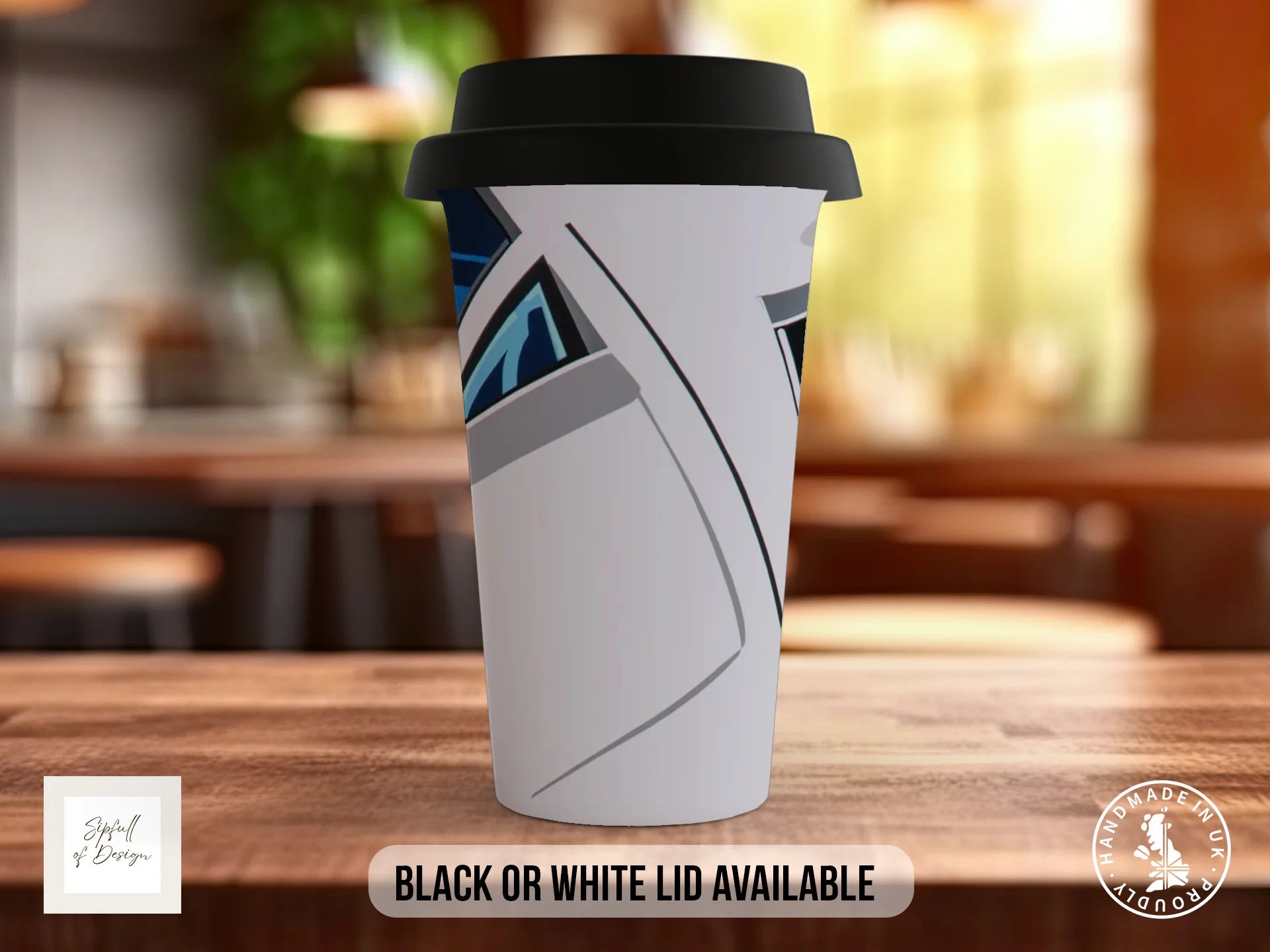 Lamborghini Countach Mug | Joel Clark Signature Automotive Design Travel Mug