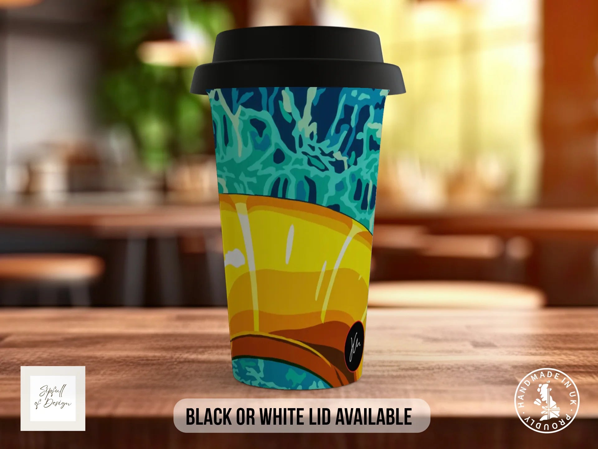 Lilos 2 Mug | Joel Clark Signature Art | Water Studies Series Travel Mug