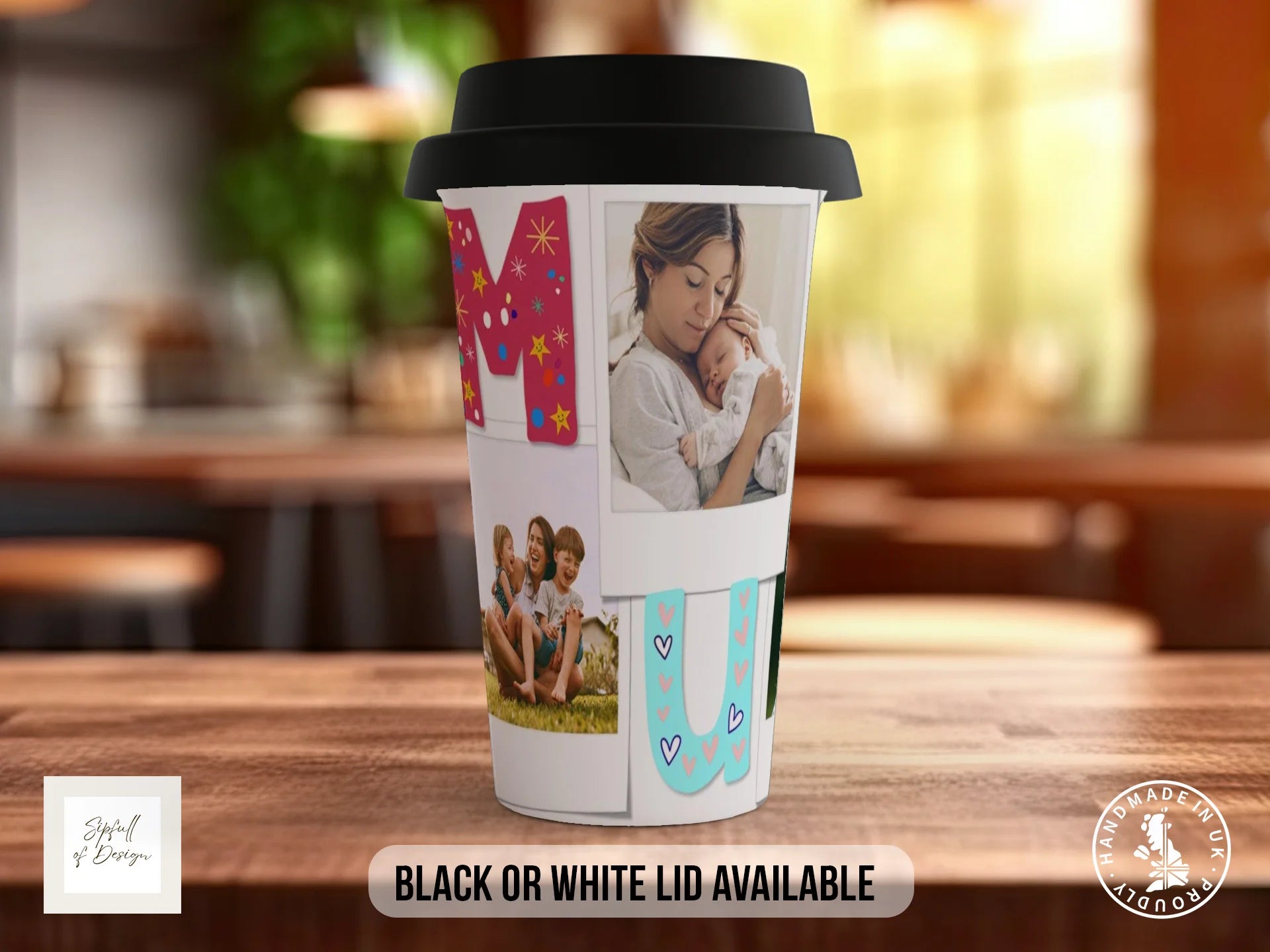 Black / Polymer / Travel Mug