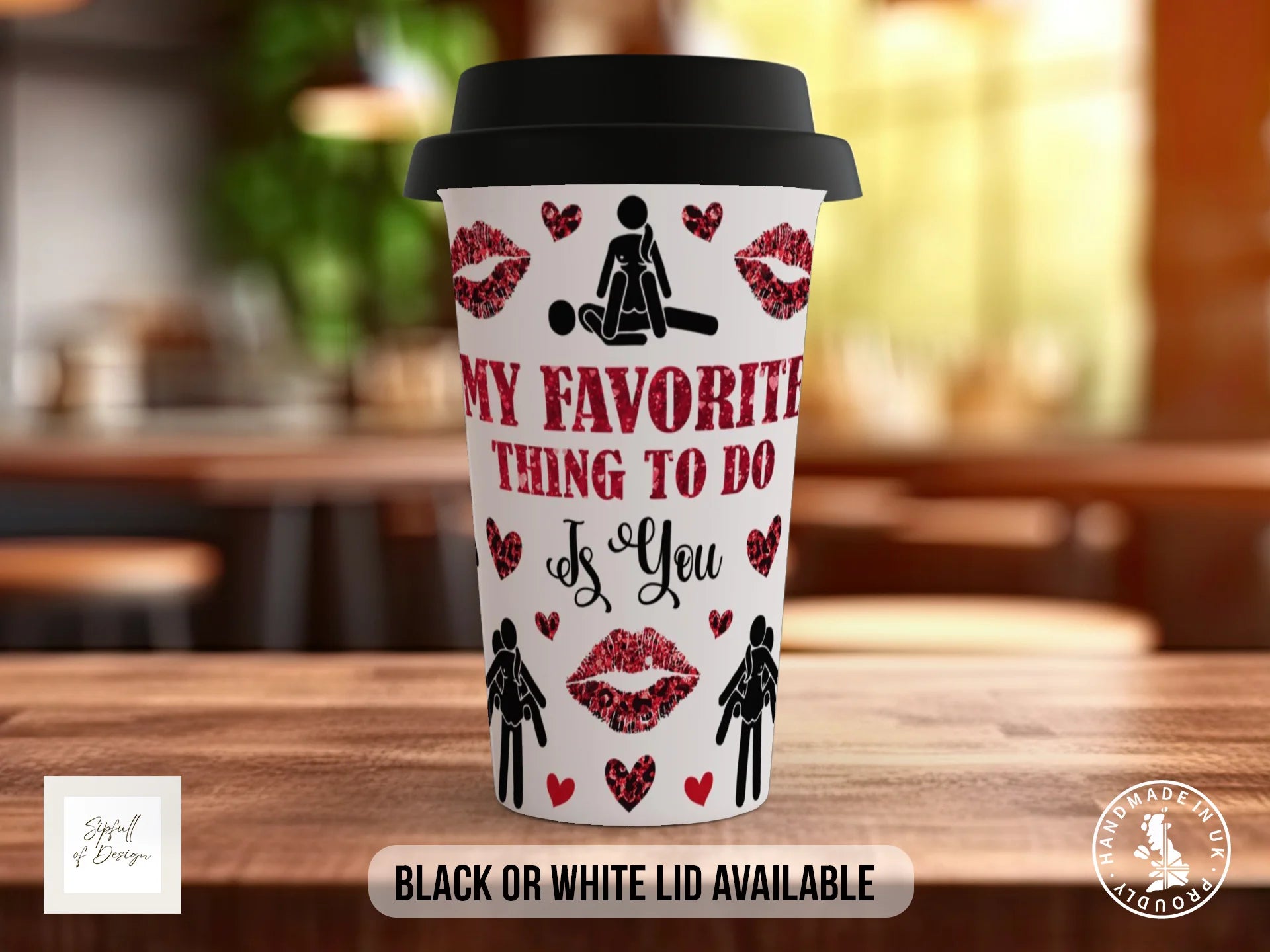 My Favourite Thing to Do Is You Mug | Cheeky Valentine's Gift Travel Mug