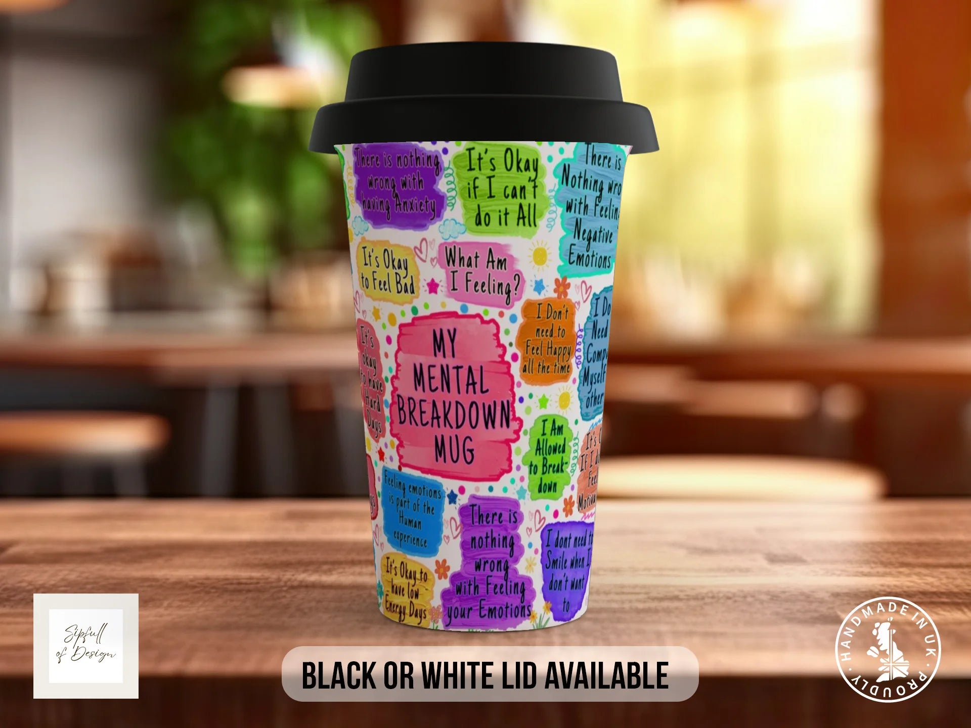 My Mental Breakdown Mug | Honest Mental Health Gift Travel Mug