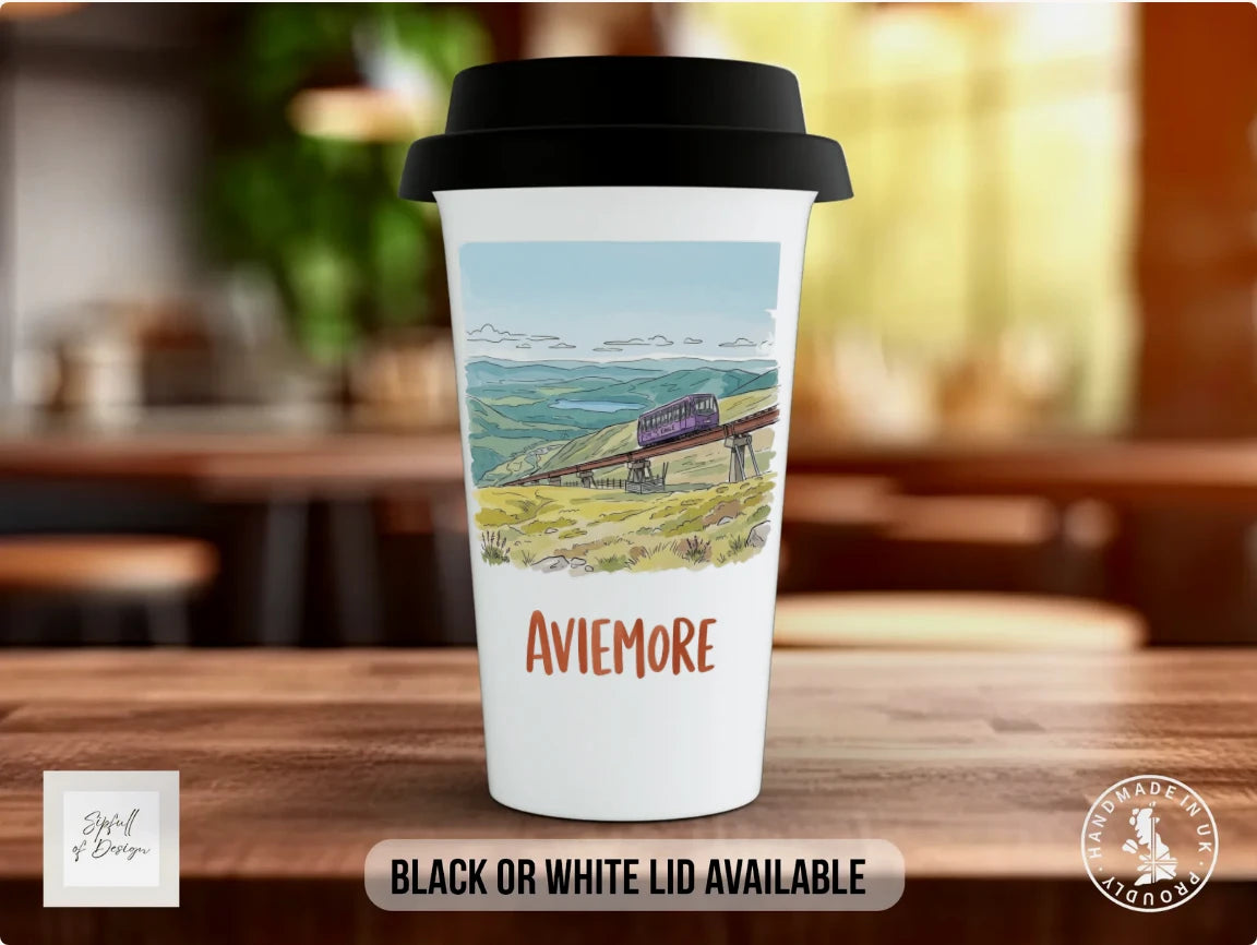 Black / Polymer / Travel Mug