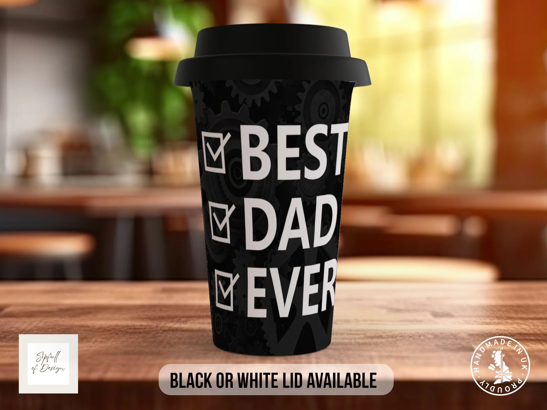 Black / Polymer / Travel Mug