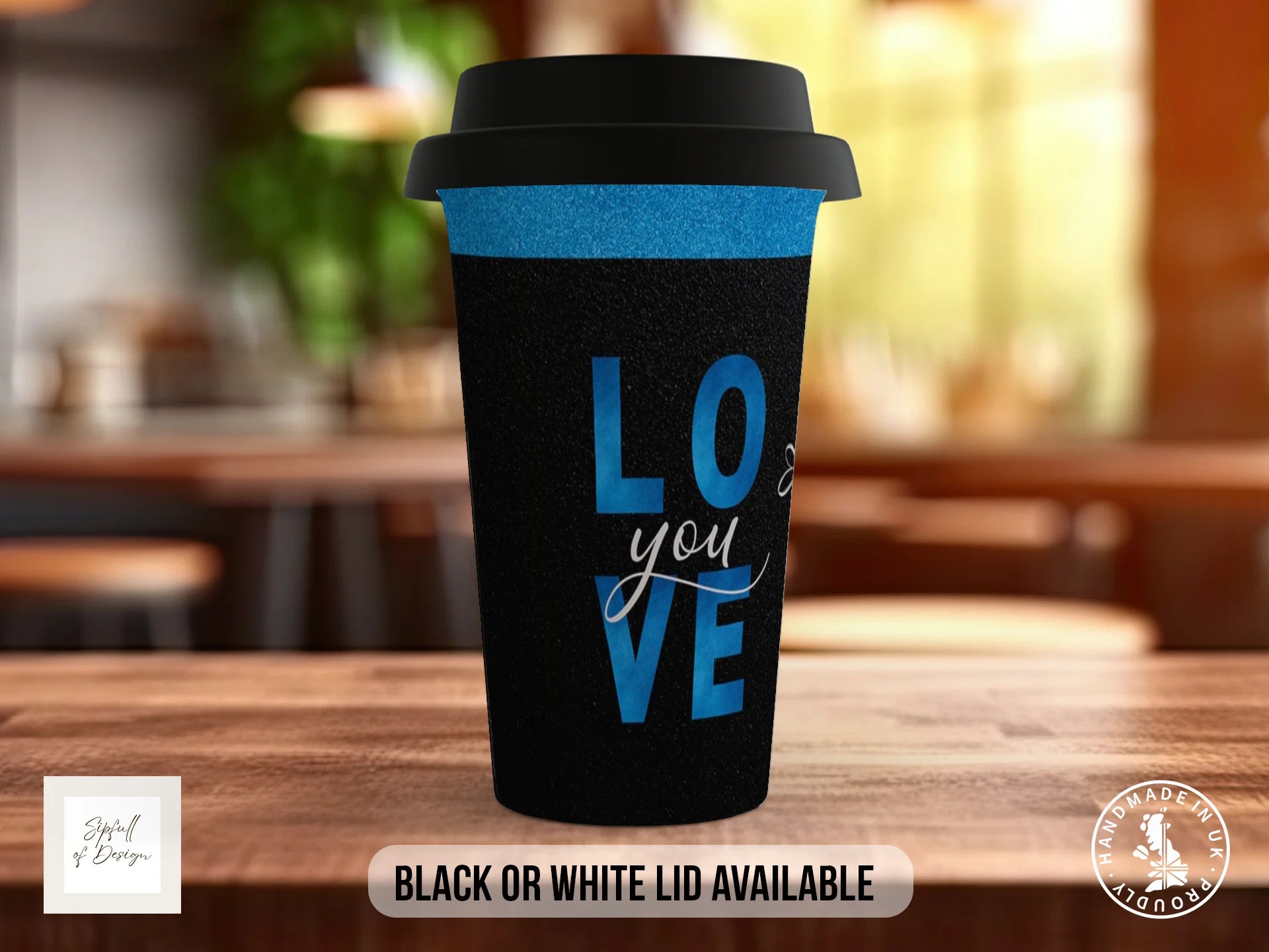 Black / Polymer / Travel Mug