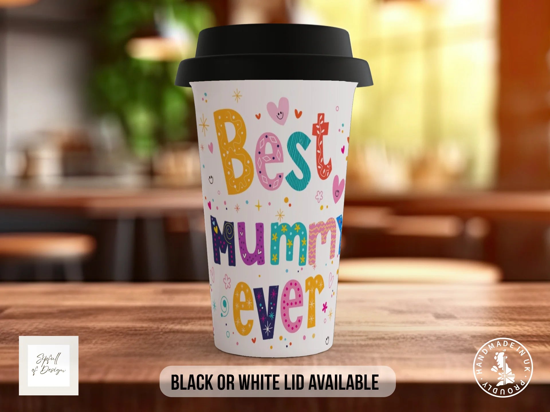 Black / Polymer / Travel Mug