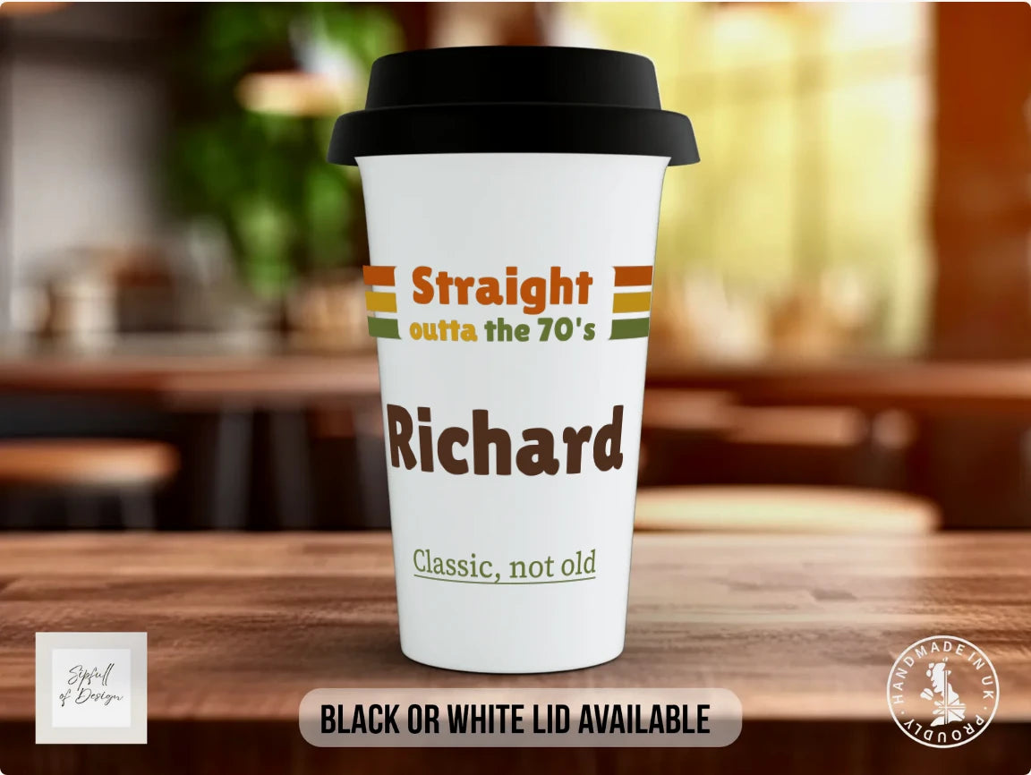Black / Polymer / Travel Mug