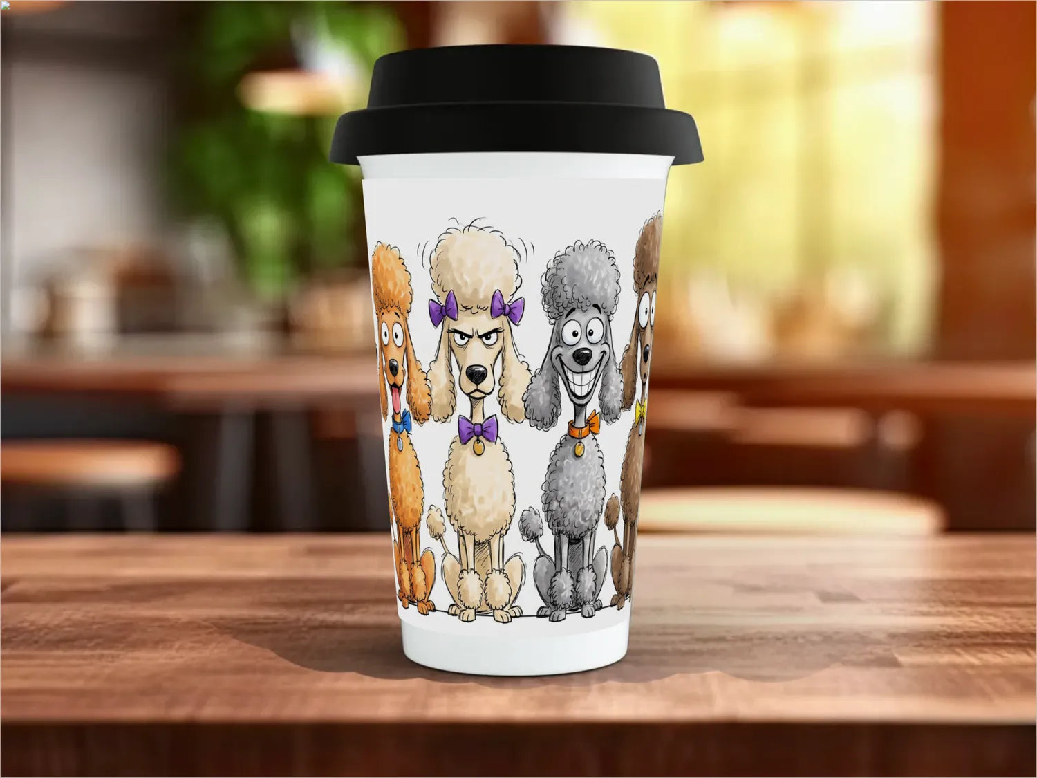 Poodles Mug | Funny Poodle Lover Gift Travel Mug