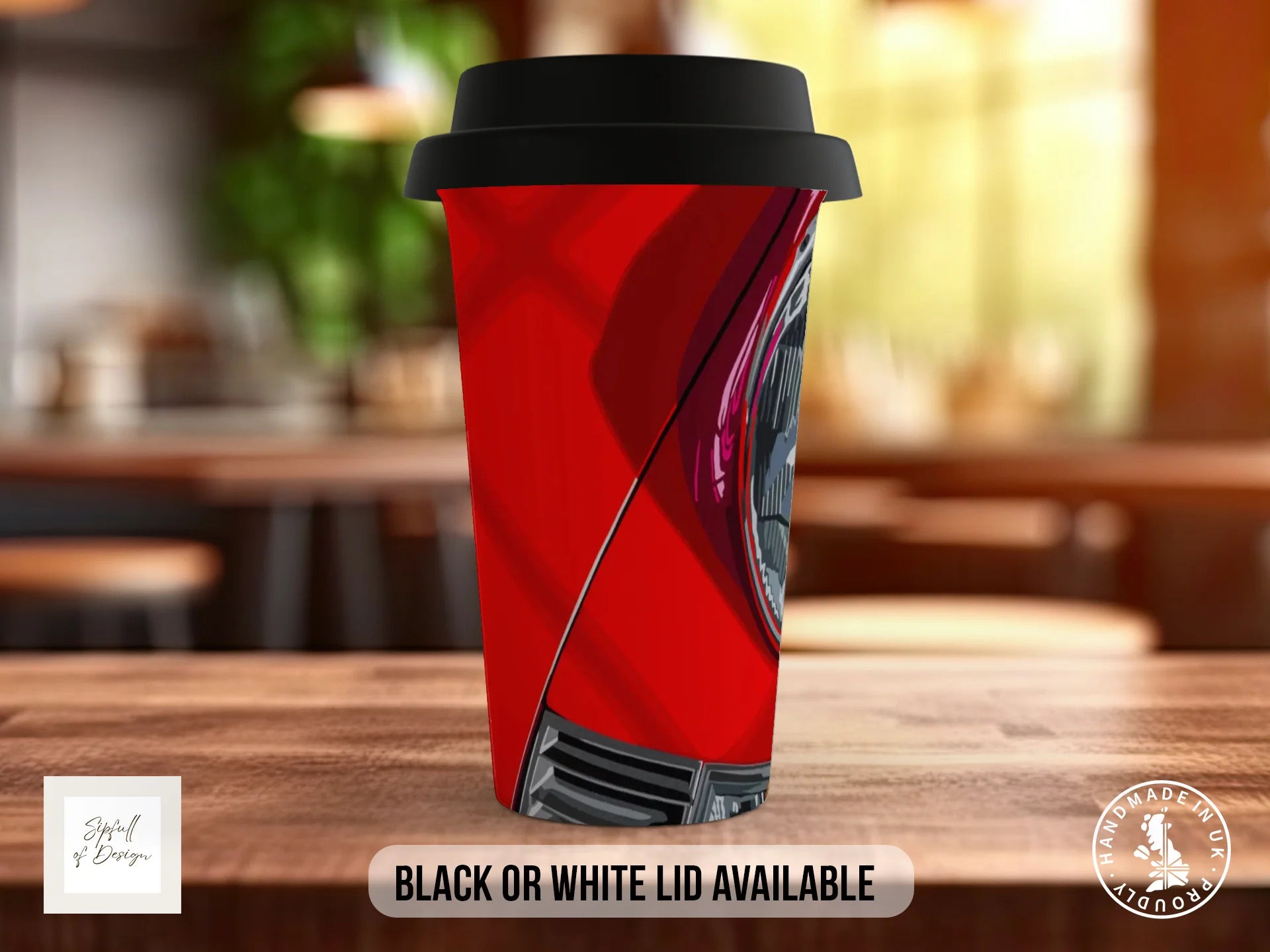 Porsche 911 T Mug | Joel Clark Signature Automotive Design Travel Mug