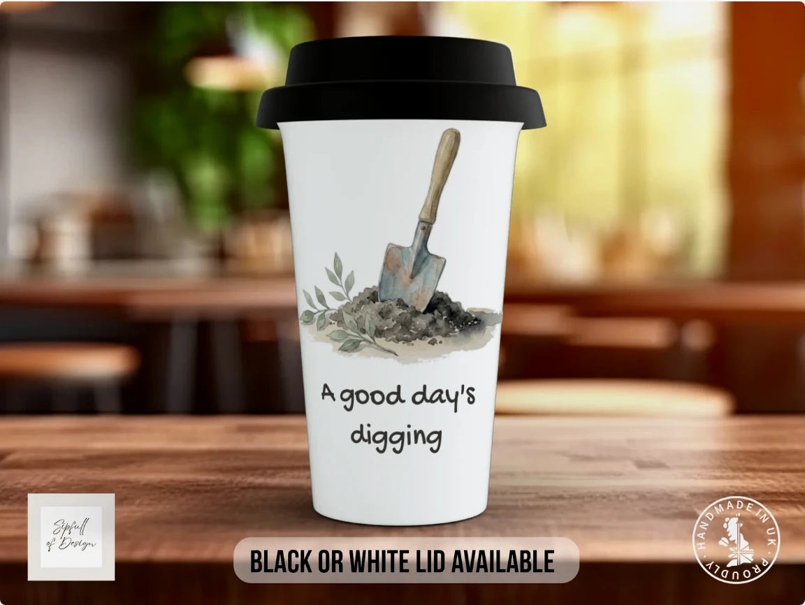 Black / Polymer / Travel Mug