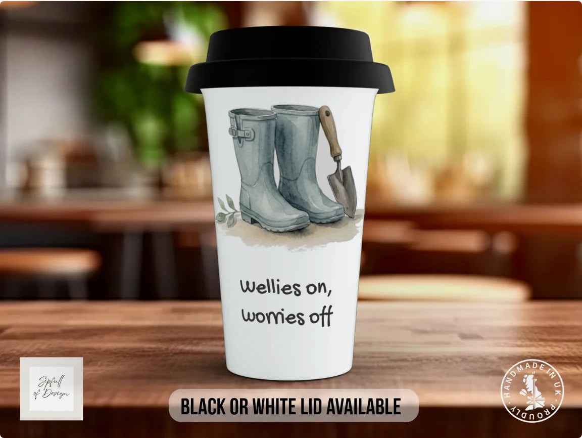 Black / Polymer / Travel Mug