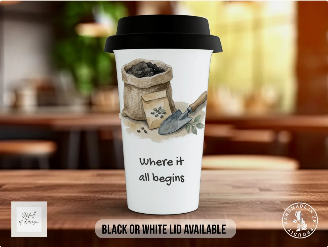 Black / Polymer / Travel Mug