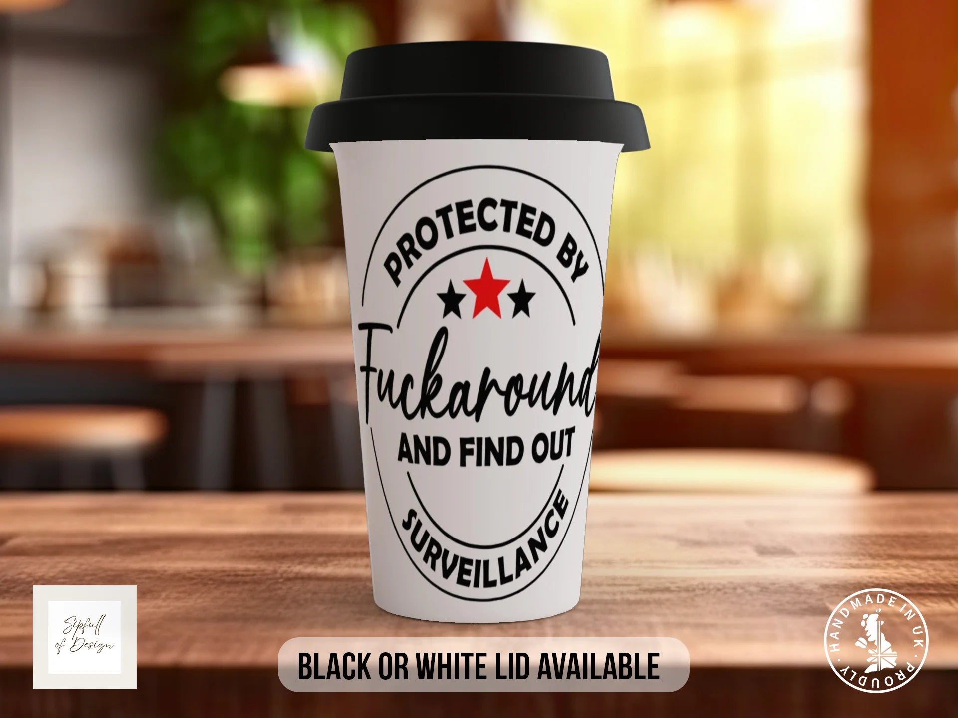 Protected by Fuckaround And Find Out Surveillance Mug Travel Mug