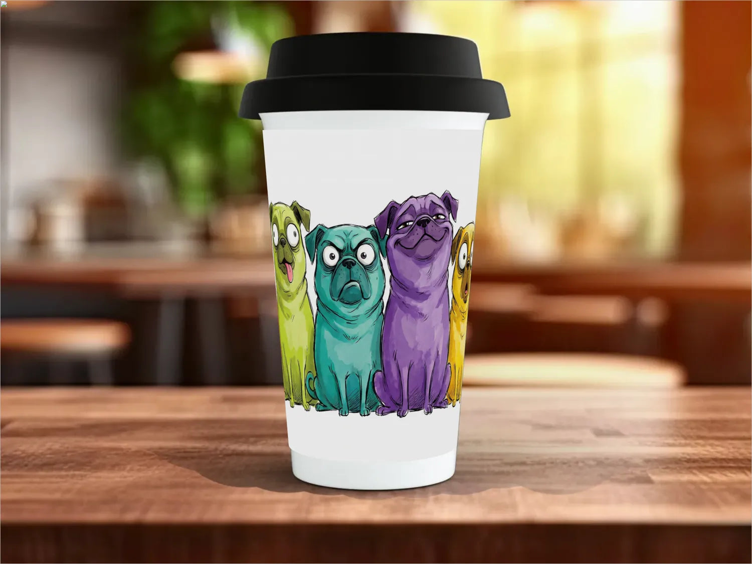 Black / Polymer / Travel Mug
