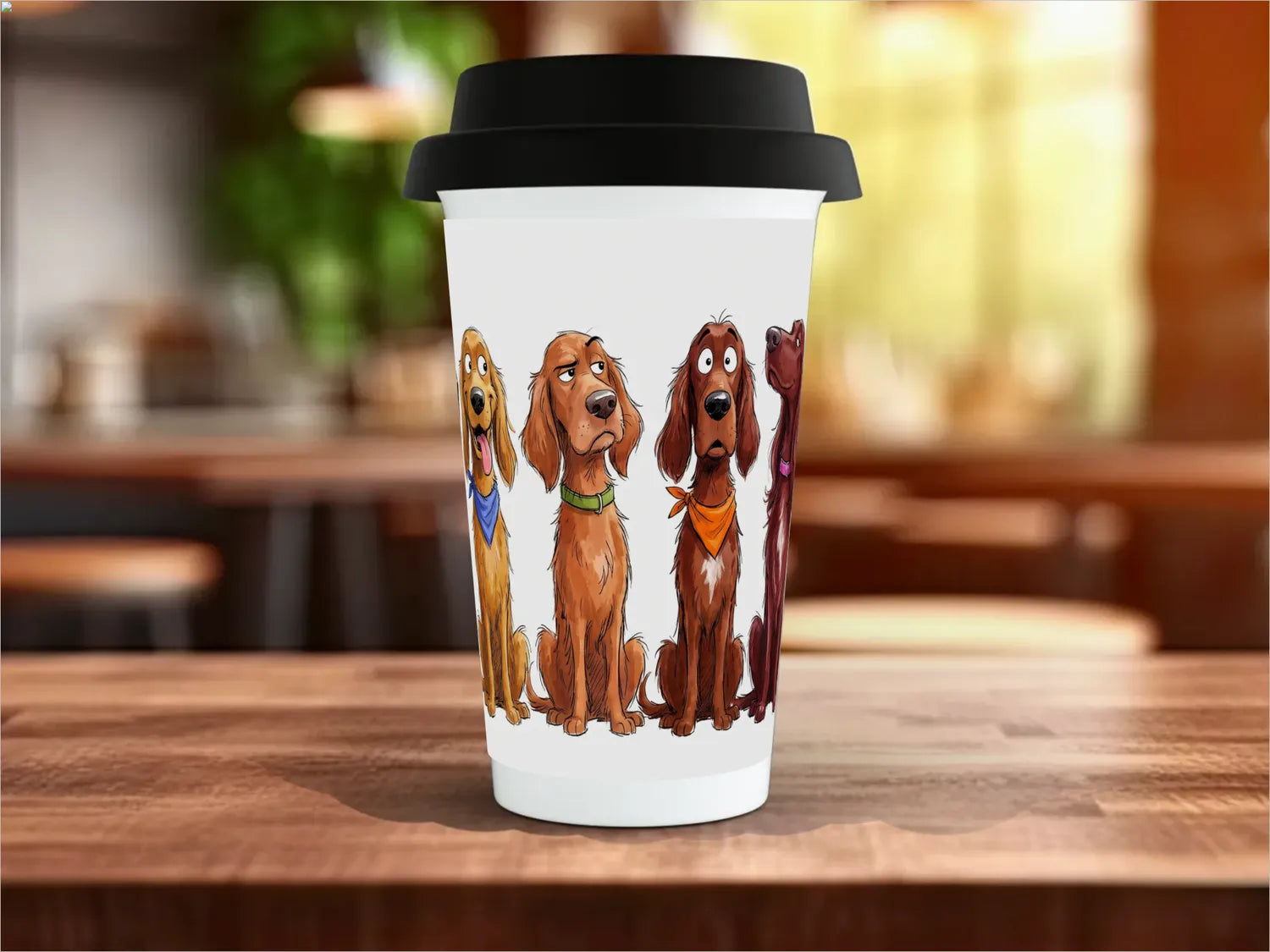 Black / Polymer / Travel Mug