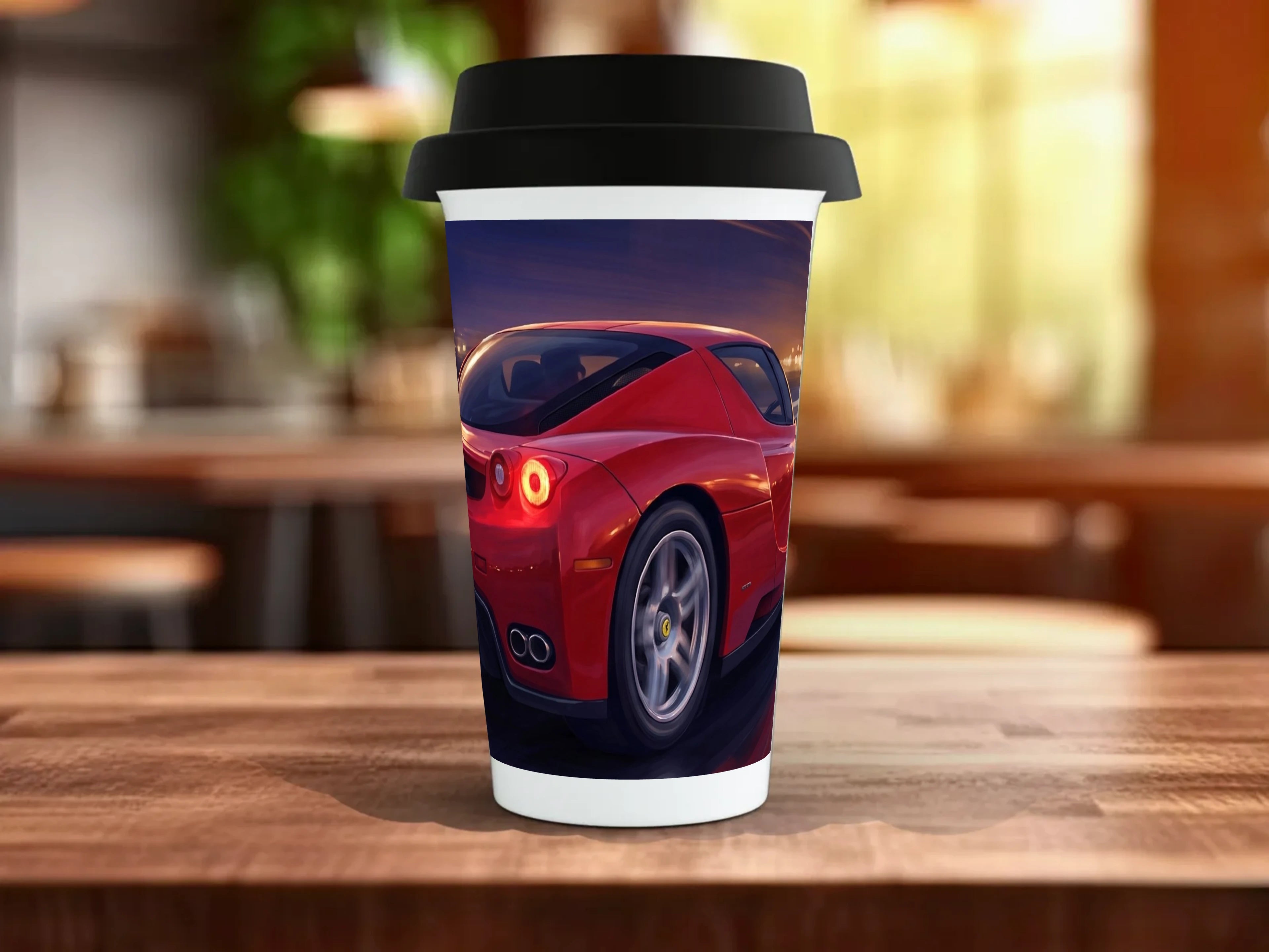 Black / Polymer / Travel Mug