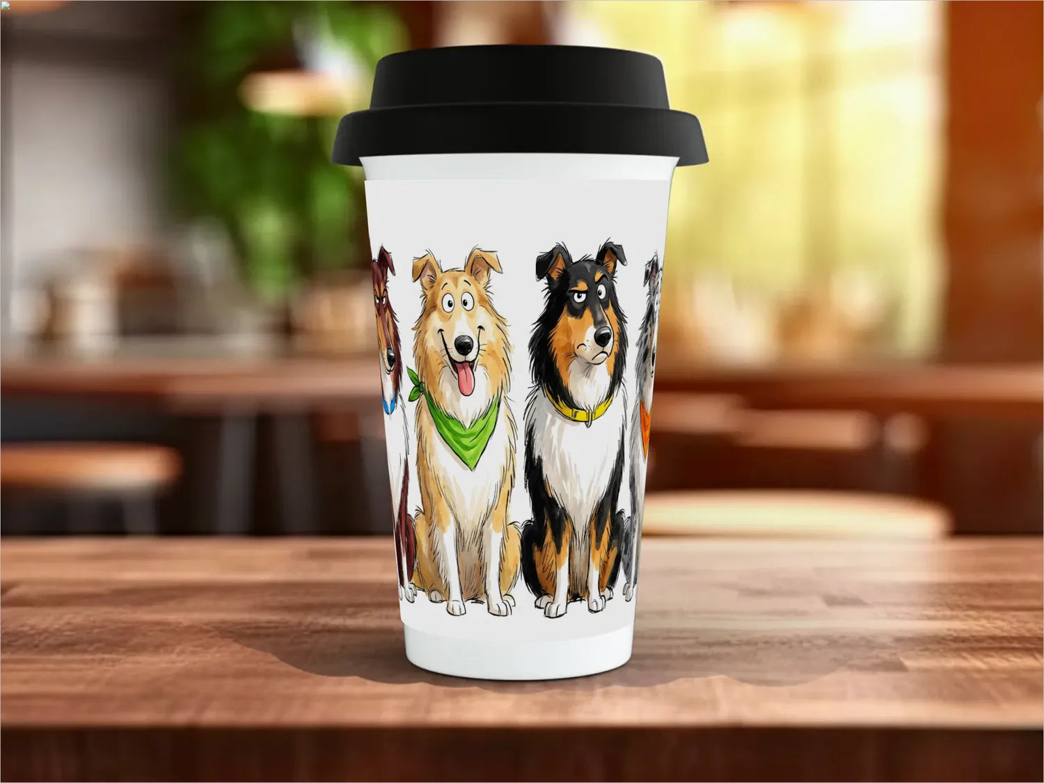 Black / Polymer / Travel Mug