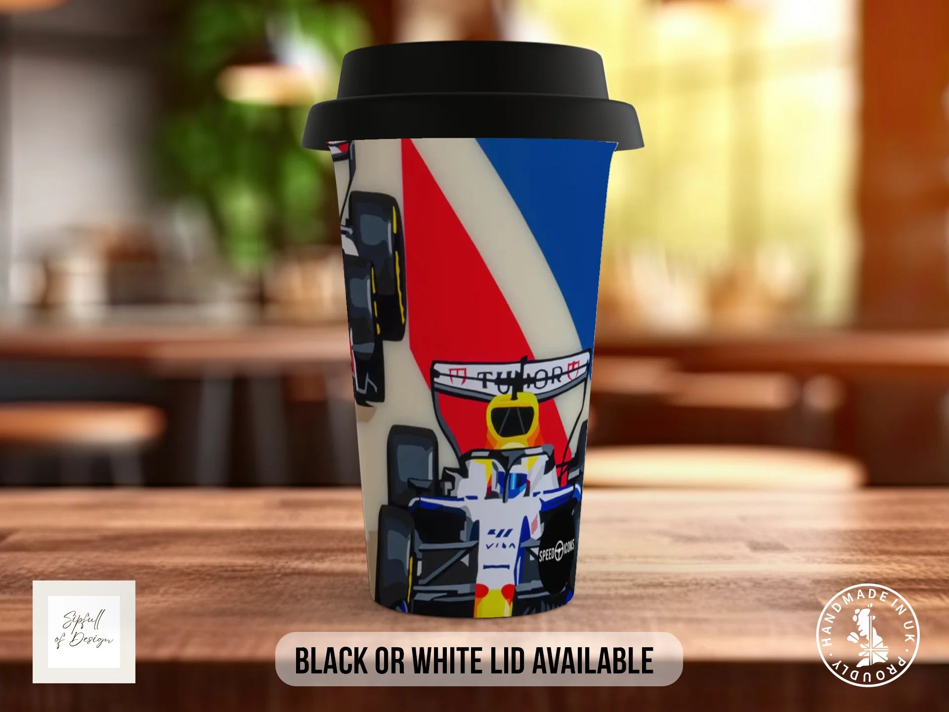 Russell, Bearman & Lindblad British GP – Signature Mug Travel Mug