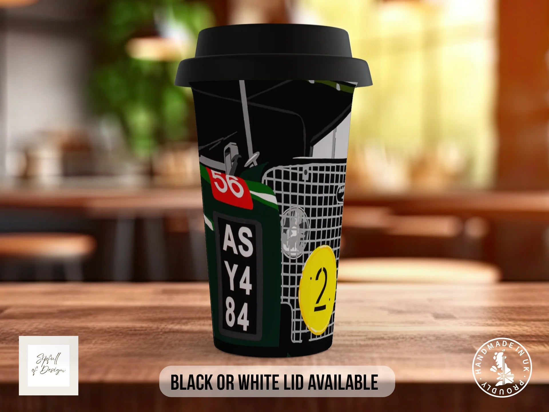 Series I Land Rover Mug | Joel Clark Signature Automotive Design Travel Mug