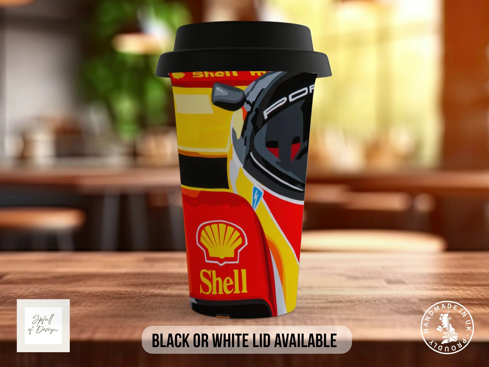 Porsche 962C Shell Livery Mug | Joel Clark Signature | Edition 1 Travel Mug