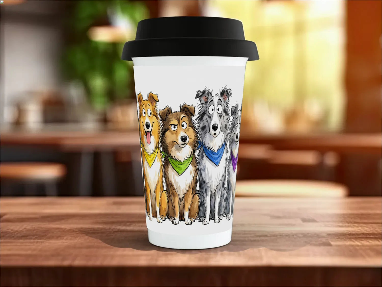 Black / Polymer / Travel Mug