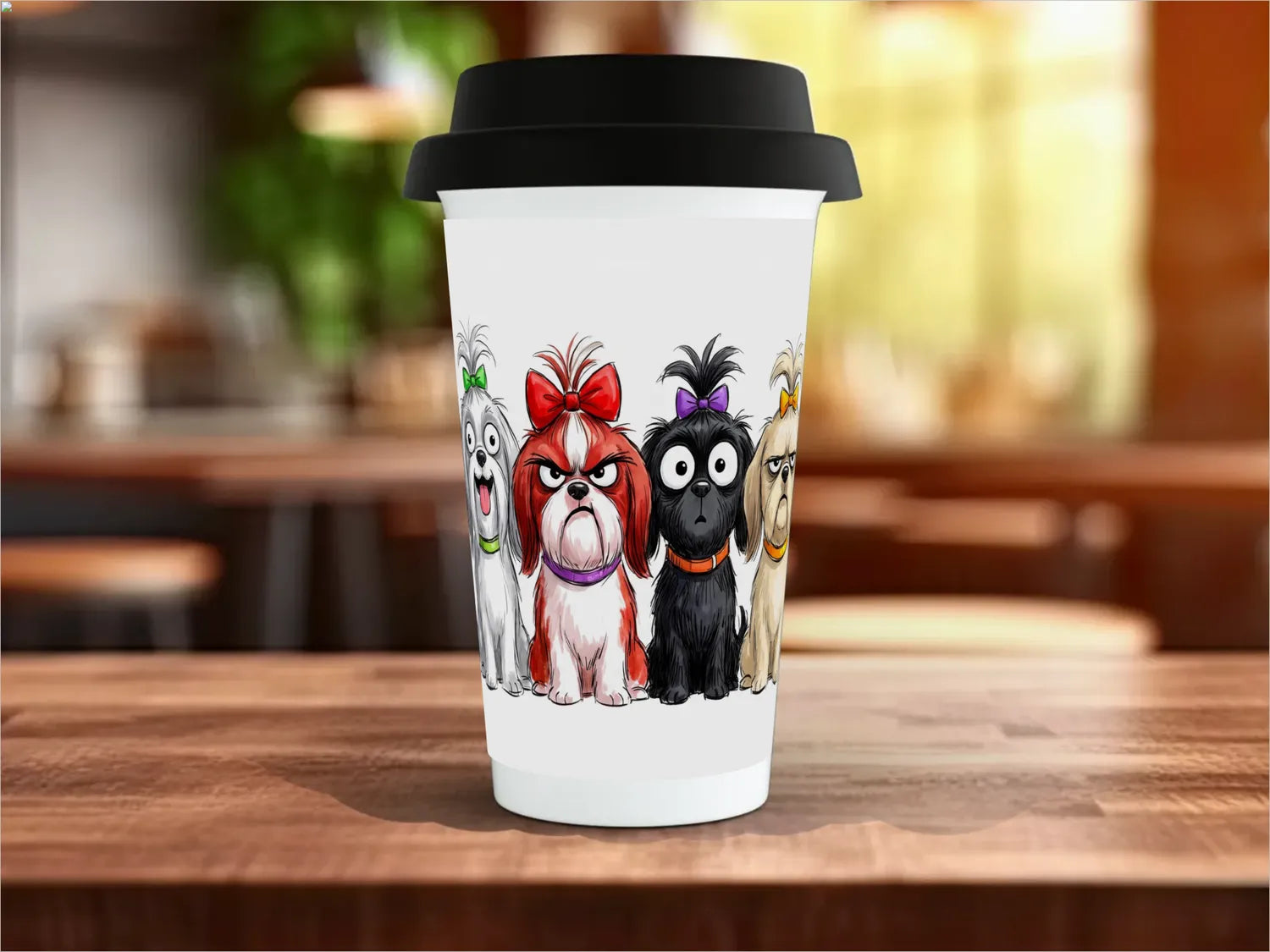 Black / Polymer / Travel Mug