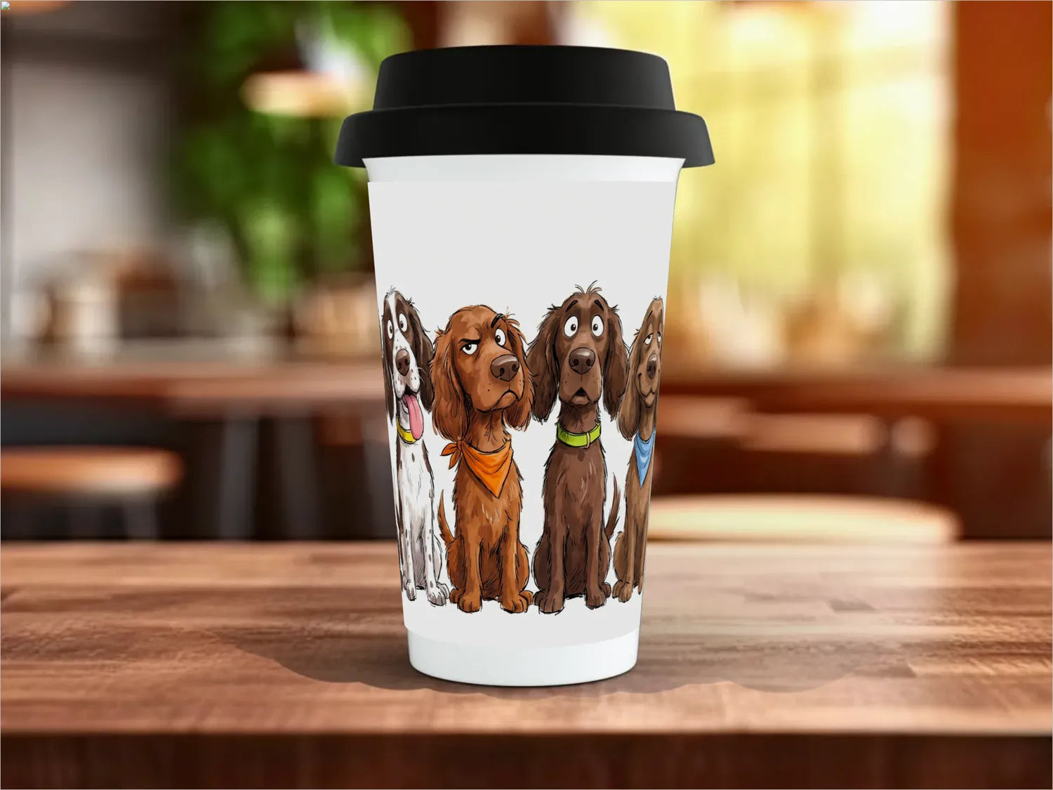 Black / Polymer / Travel Mug