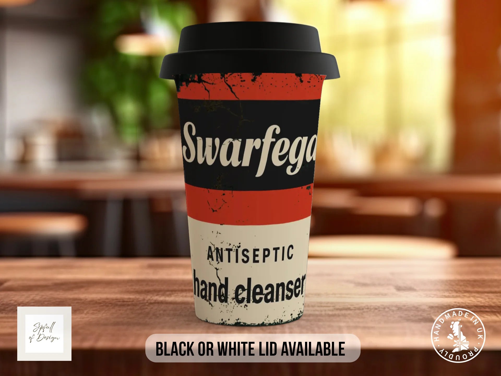Swarfega Vintage Mechanic Mug | Durable Workshop Coffee Mug Travel Mug