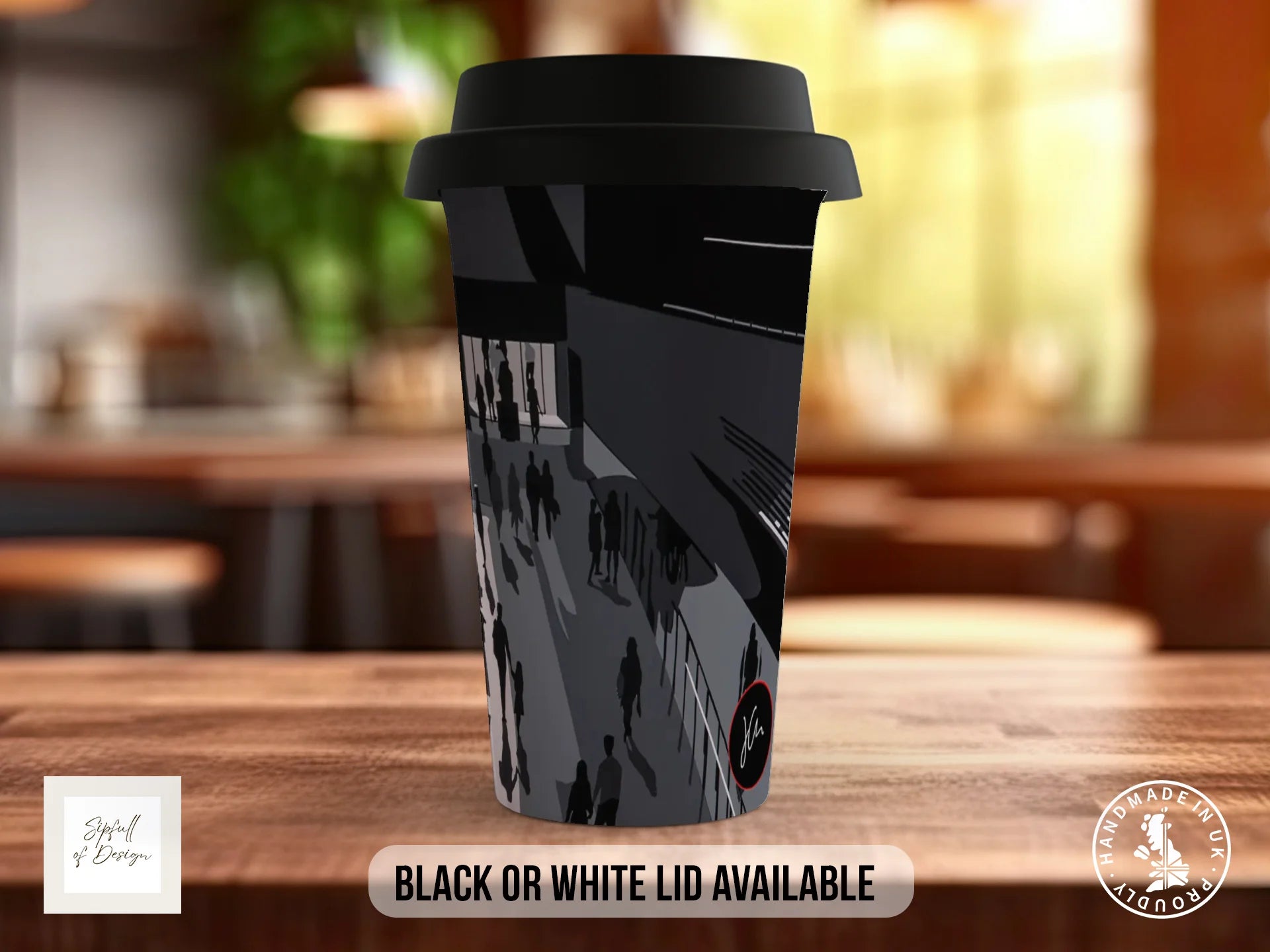Tate People Mug | Joel Clark Signature Art Travel Mug