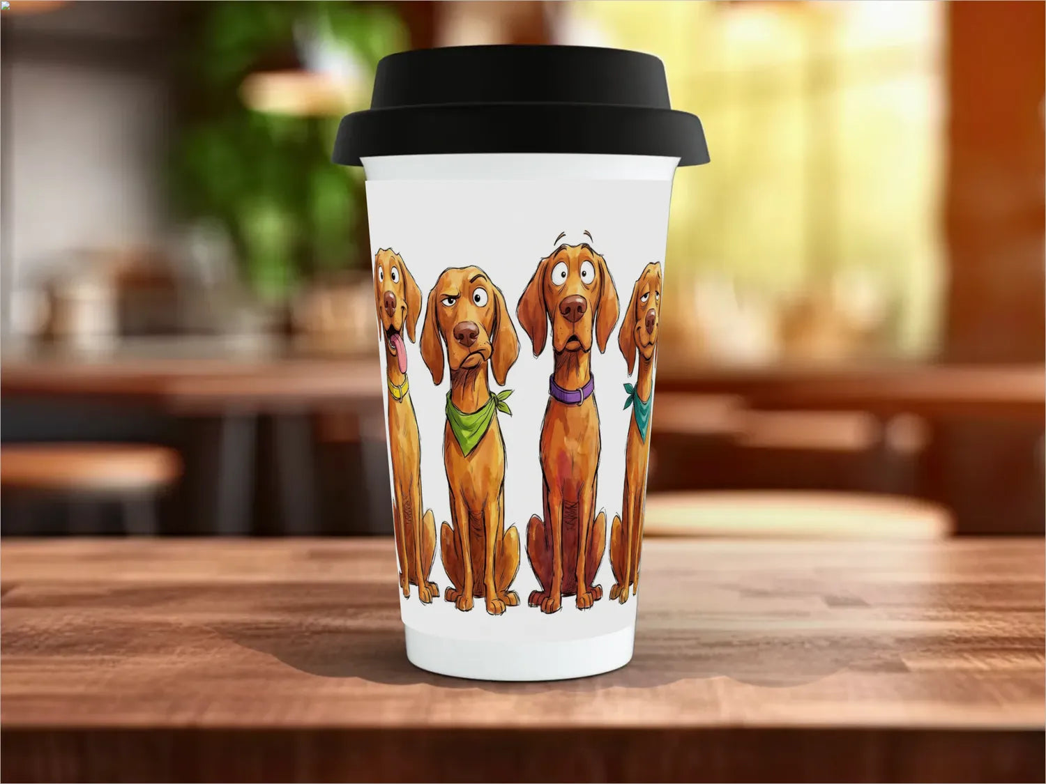 Black / Polymer / Travel Mug
