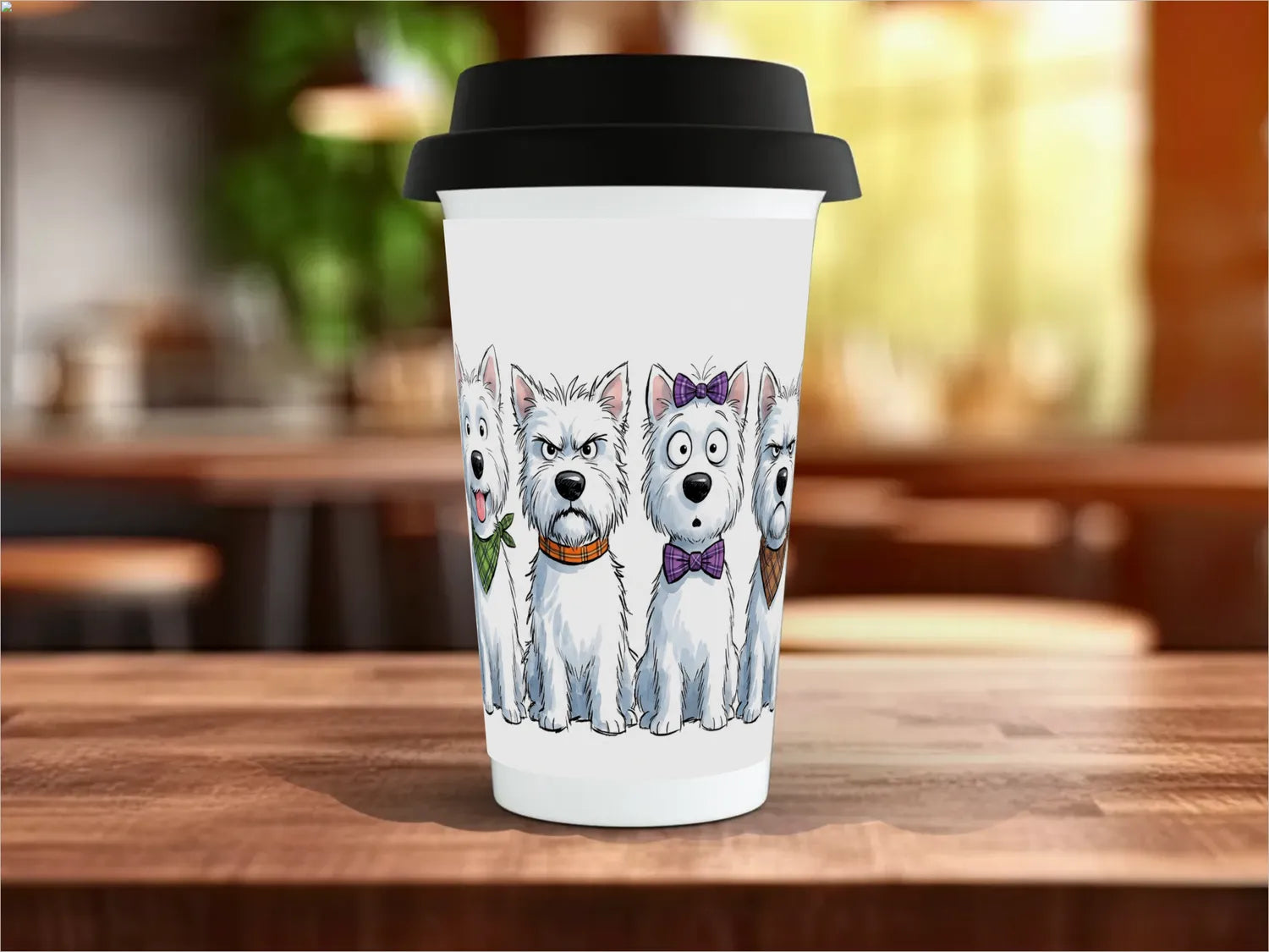 Black / Polymer / Travel Mug