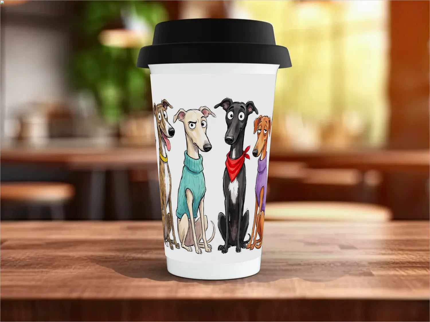 Black / Polymer / Travel Mug
