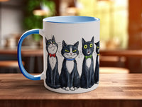 Tuxedo Cats Mug | Funny Black & White Cat Lover Gift