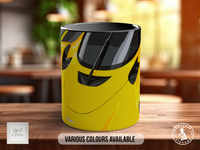 Aston Martin Valkyrie Signature Mug – Joel Clark artwork, centre view
