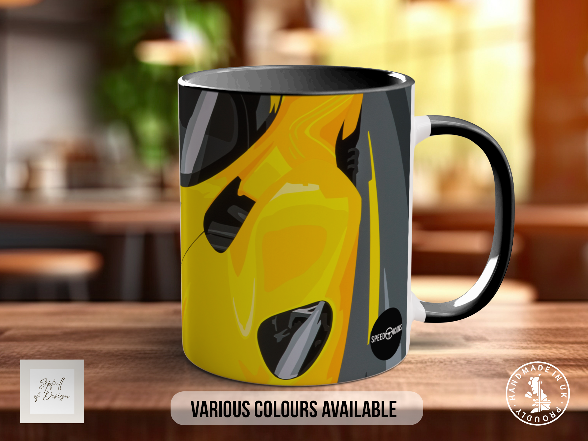 Aston Martin Valkyrie Signature Mug – Joel Clark artwork, right view