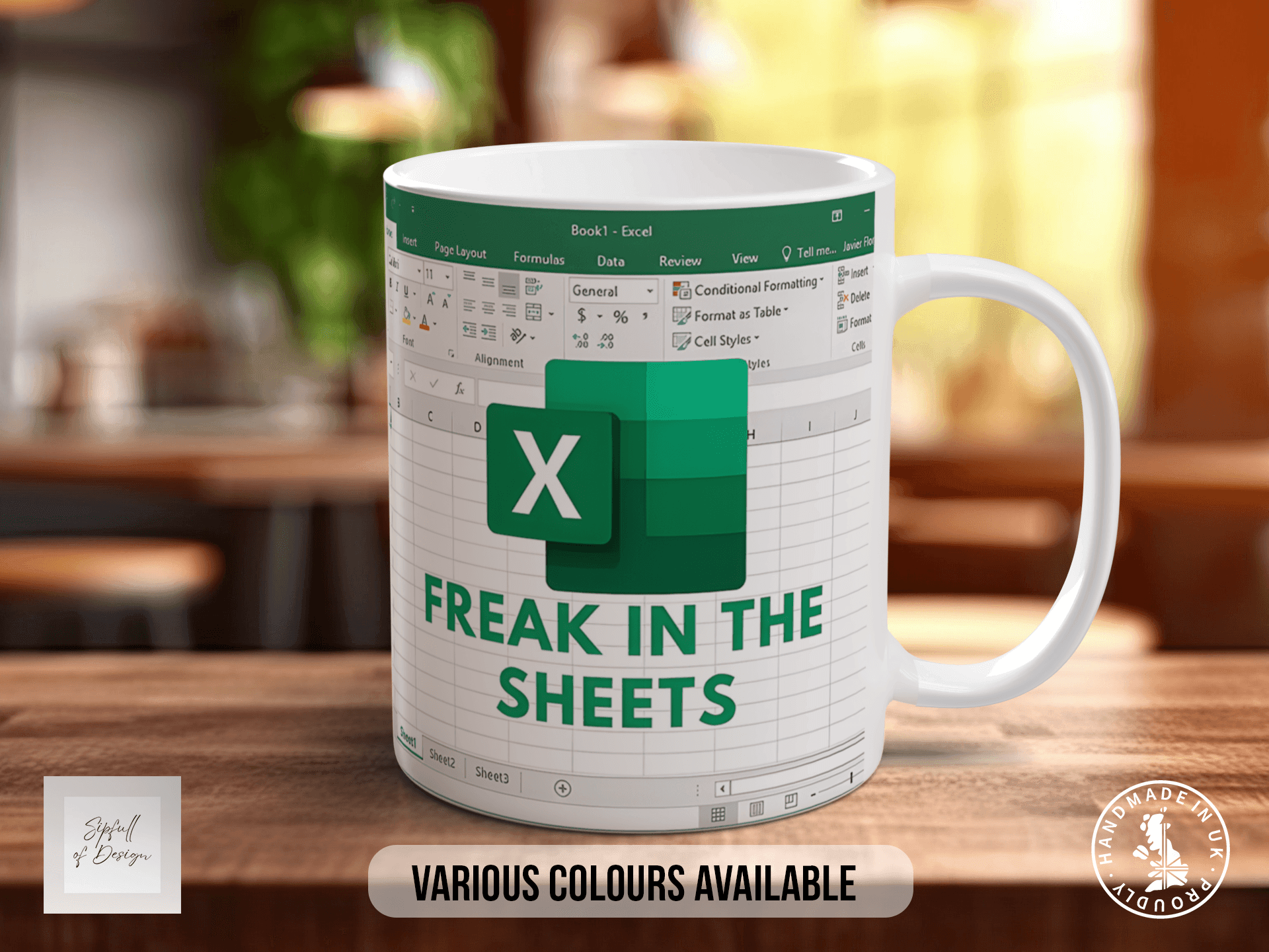 Freak In The Sheets Excel Inspired Mug - Sipfull of Design