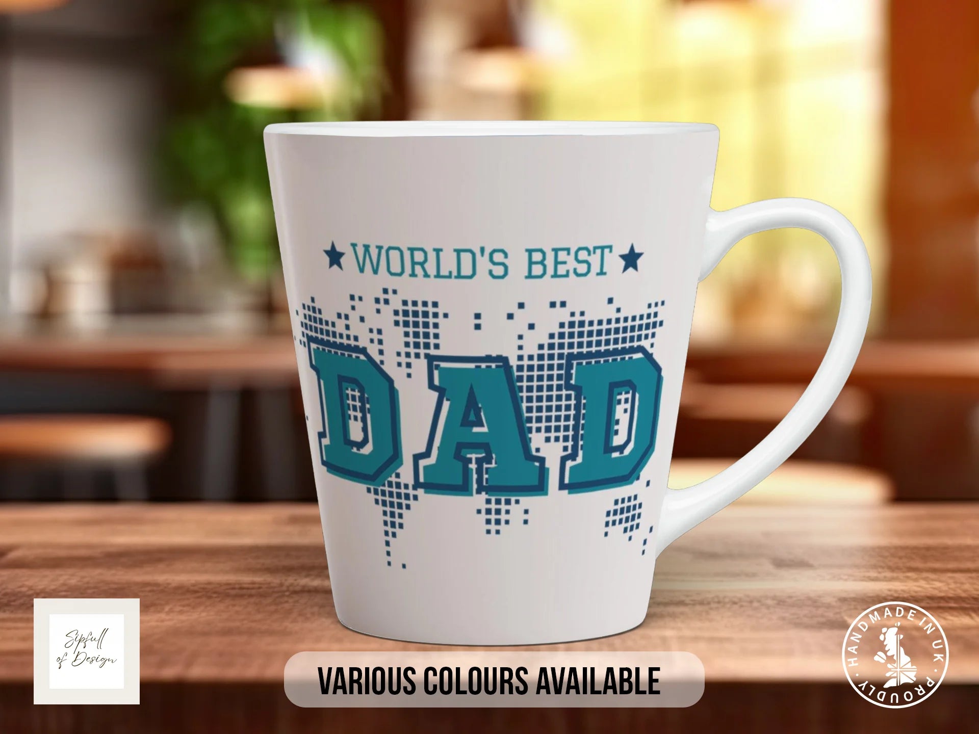 World's Best Dad Mug | Father's Day Gift 12oz Latte