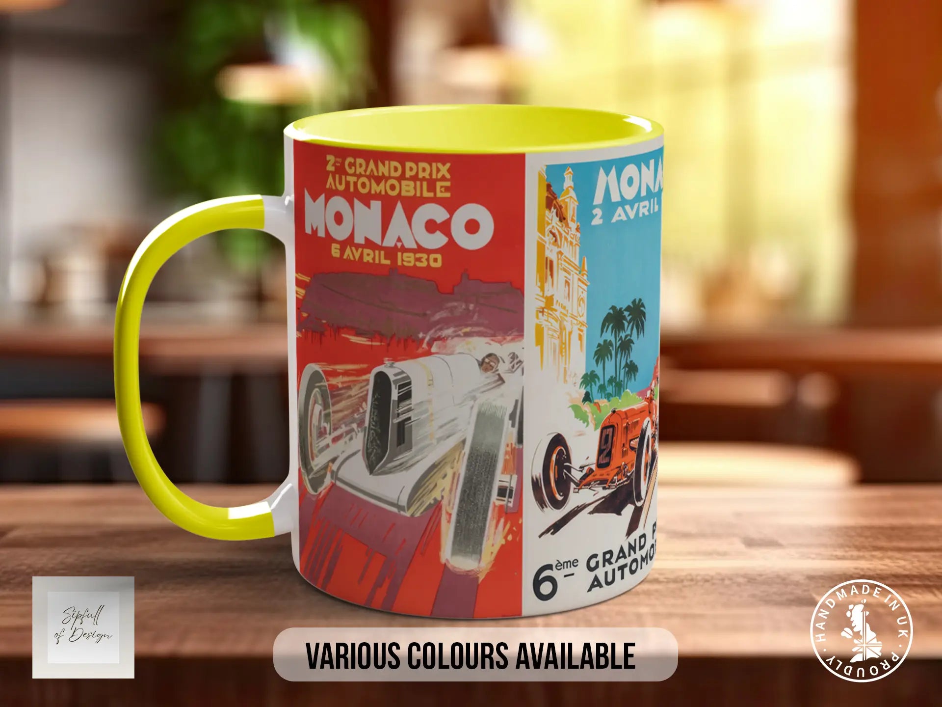 Monaco GP 1930s Mug | Vintage Pre-War Motorsport Gift